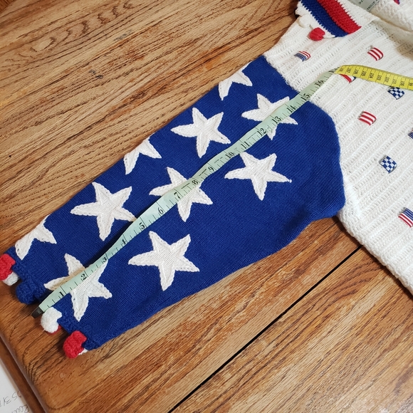 Design Options Ameriana Sweater, Vintage,crochet - Picture 11 of 16